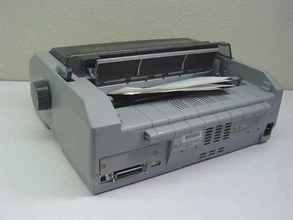 Epson LQ-590 Dot Matrix Printer - Missing Plastic Cover P363A