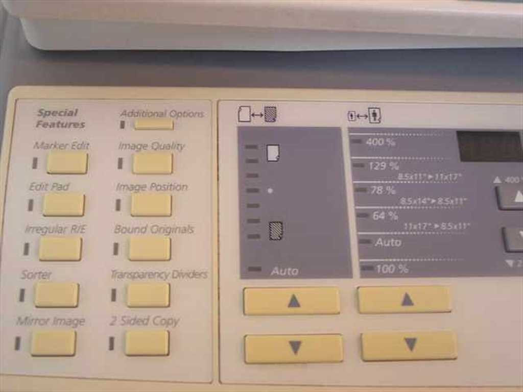 Xerox 5750 Office Copier XMA-1 As Is with Test Copy