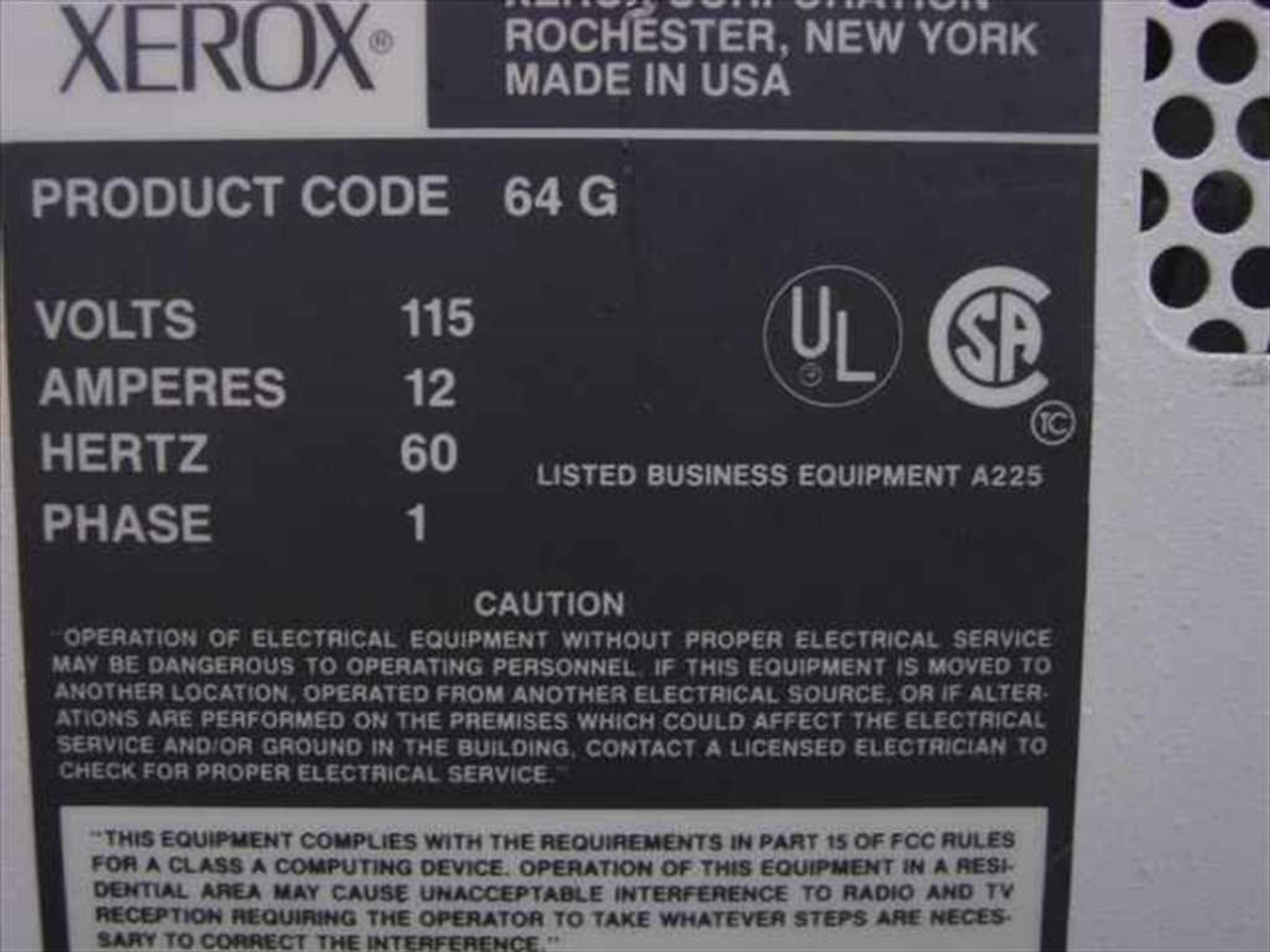 Xerox 2510 Engineering Copier Machine Wide Format with Stand