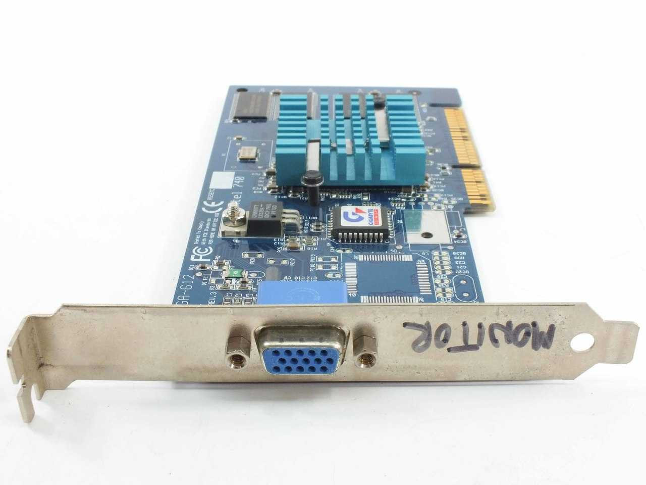 Carte graphique AGP GIGABYTE GV-N55128T 128MB VGA Carte graphique AGP GIGABYTE GV-N55128T 128MB VGA