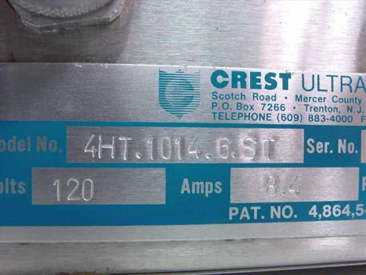 Crest Ultrasonic HT-1826-18 Transducerized Tank Repairs