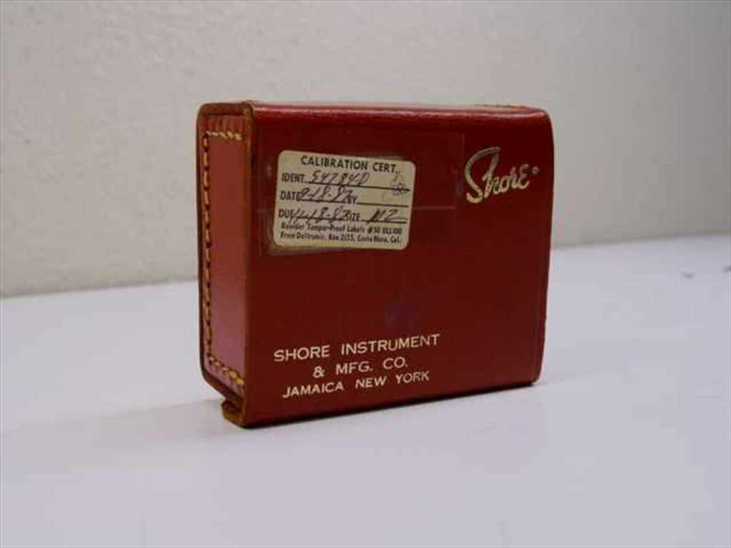Shore Instruments ASTM-D2240 Durometer Micro-Hardness Test