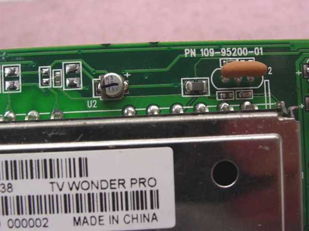 HOT Tv Wonder Pro Ati Tuner ATI 109-95200-01 TV Wonder Pro