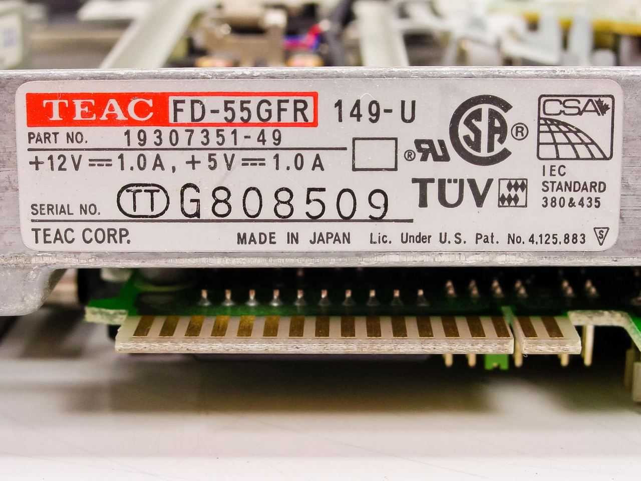 X68000 PRO FDDユニット FD-55GFR 2台 TEAC Teac FD-55GFR - Vogons Wiki