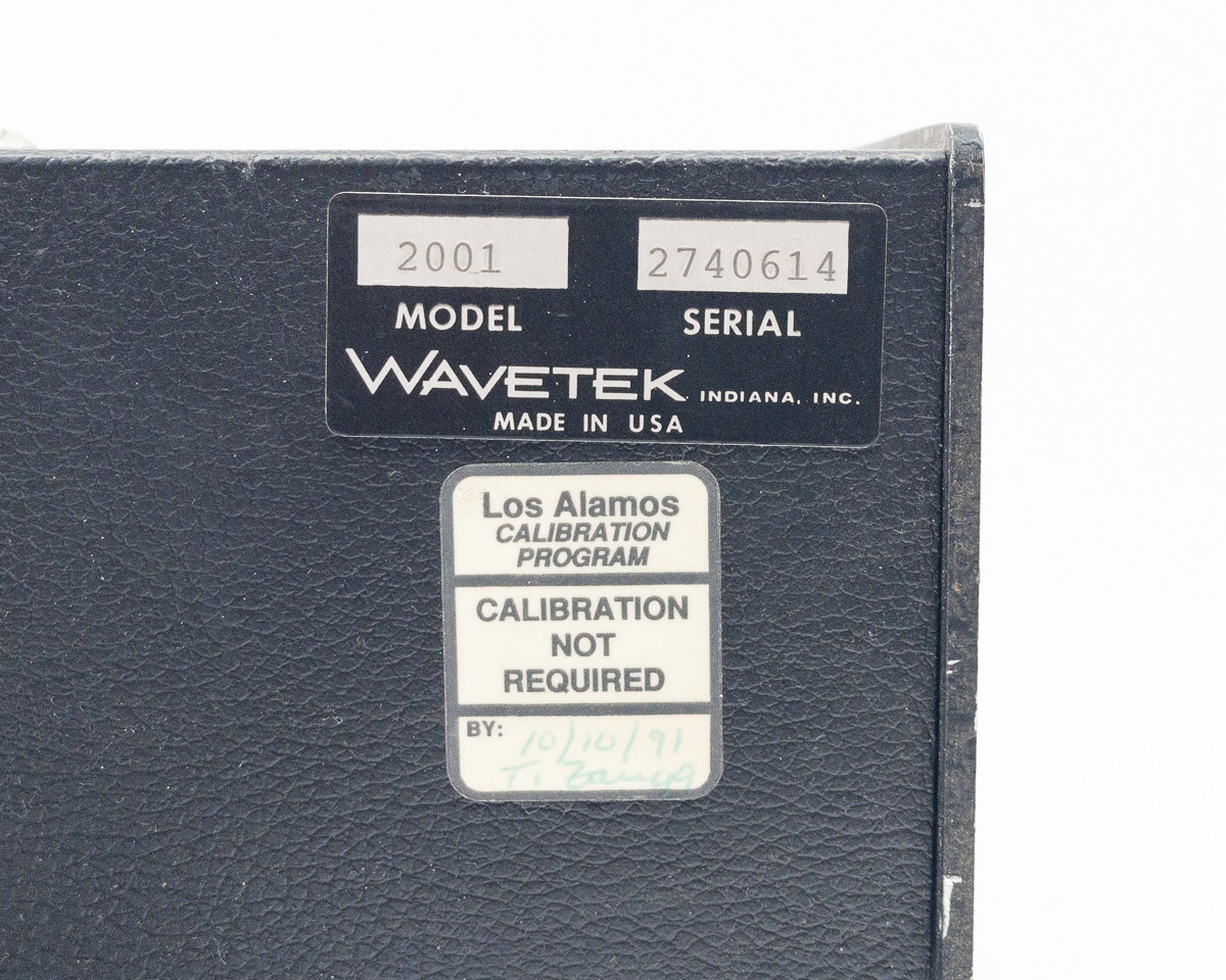 Wavetek 2001 Sweep Signal Generator, 1-1400 Mhz RF | RecycledGoods.com