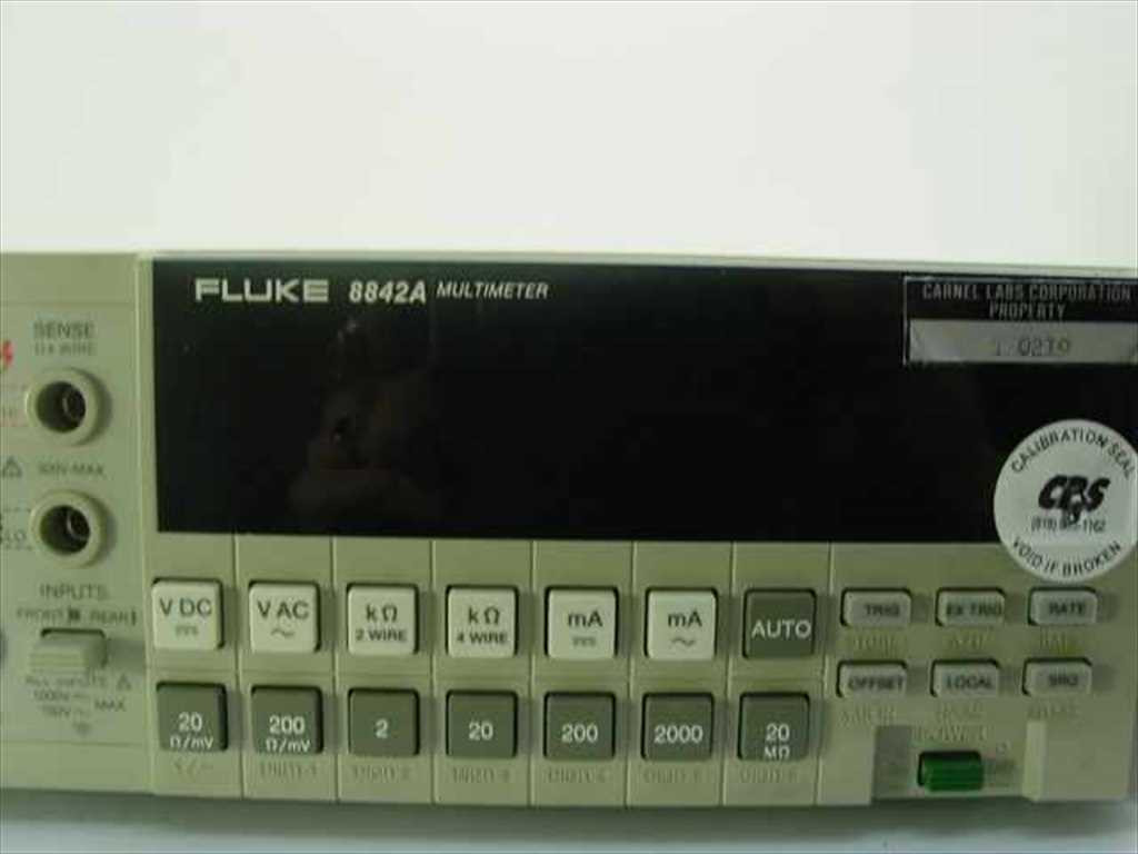 Fluke 8842A Digital Multimeter - Includes Guide for New User's