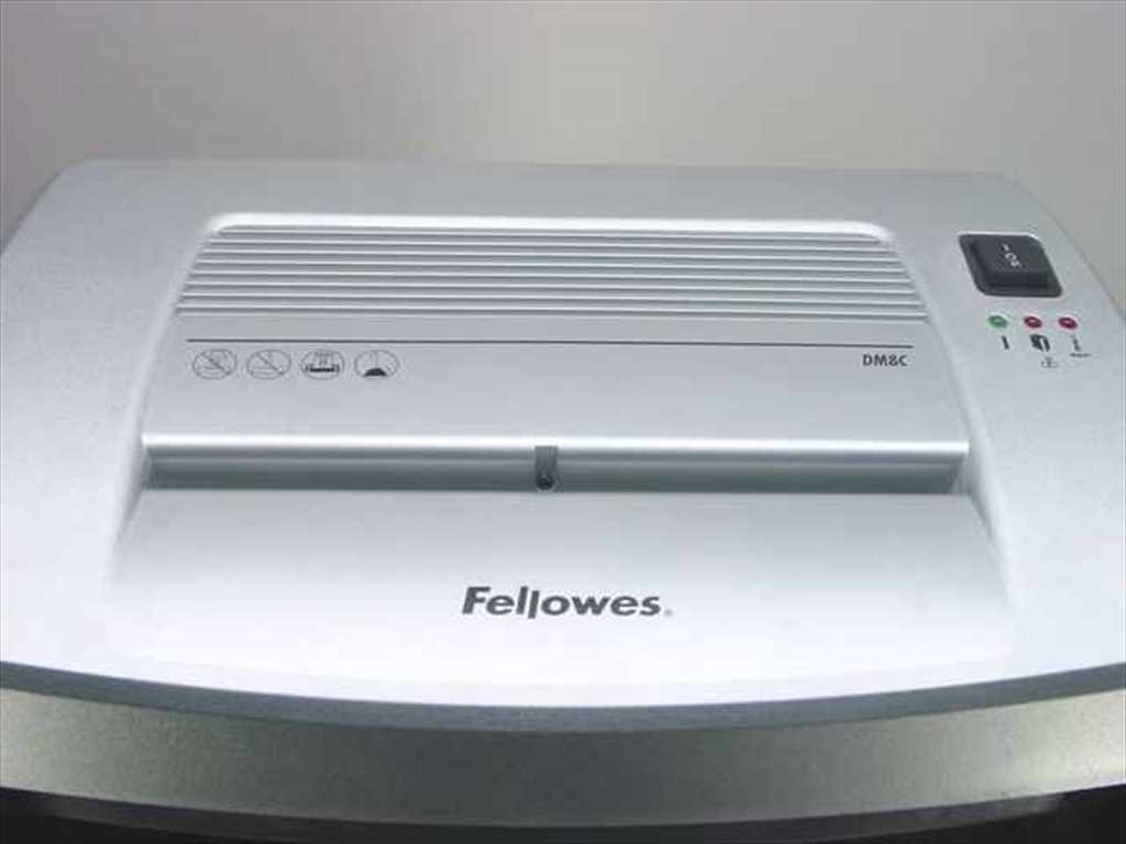 Fellowes 38933 DM8C Personal Cross Cut Shredder