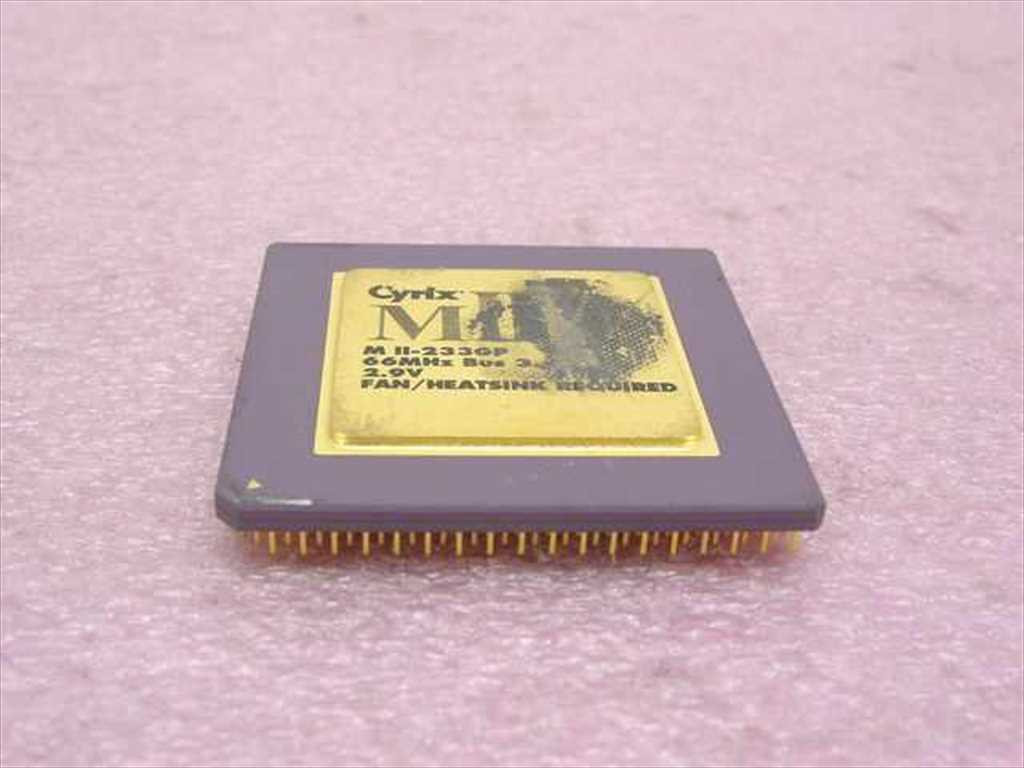 Cyrix MII-233GP MII 233GP Processor 66 Mhz Bus 3X 2.9