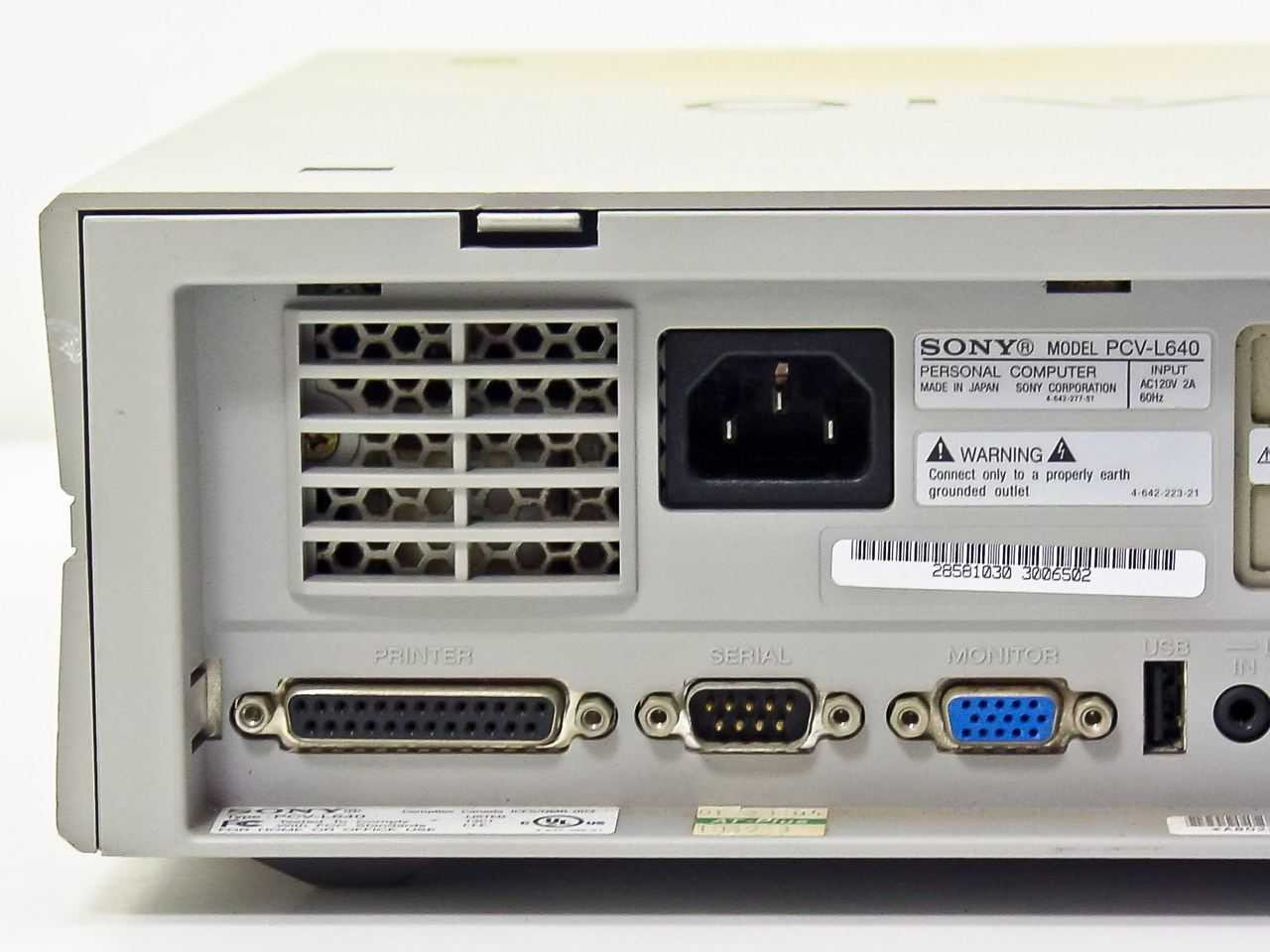 Sony PCV-L640 Vaio PCVL640 PIII 700MHz Desktop Computer