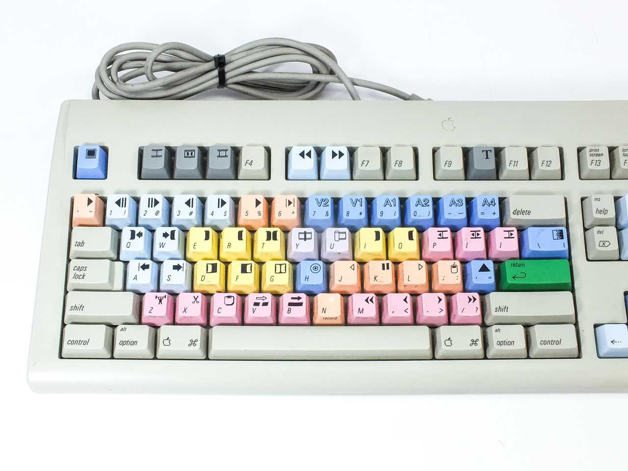 Apple M2980 Apple Design Keyboard Colored Multimedia Keys PS