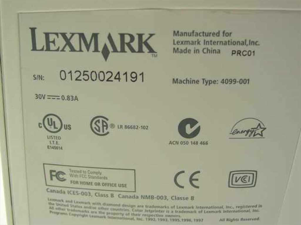 Lexmark 4099-001 Z31 InkJet Printer