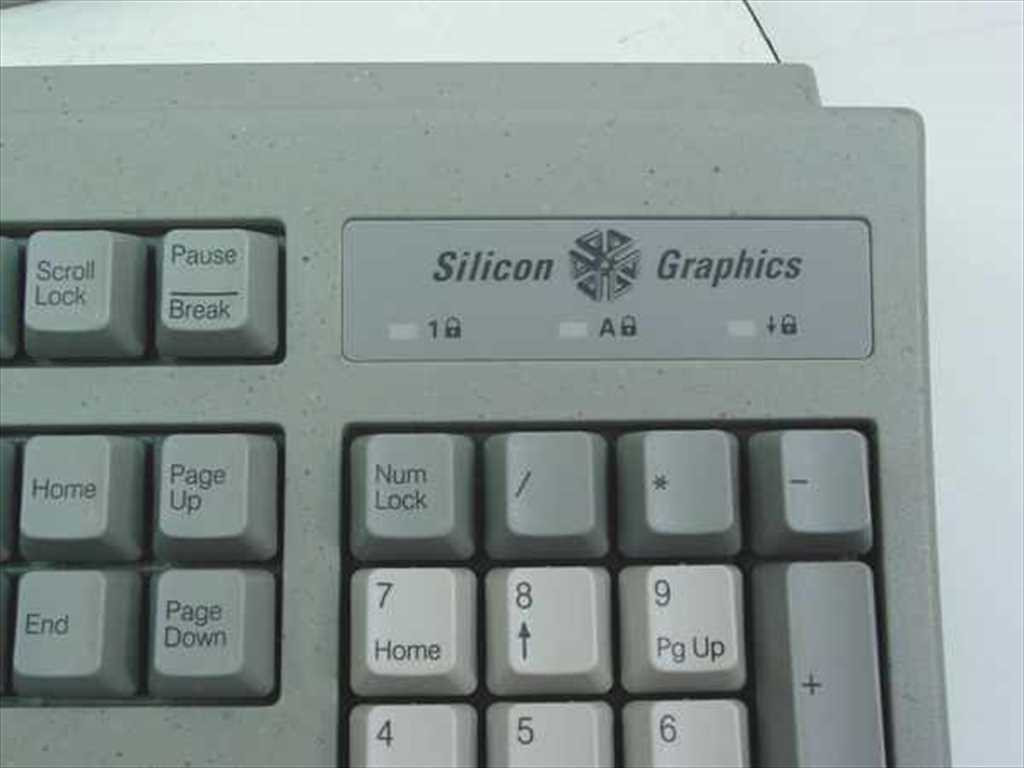 Silicon Graphics 062-0002-001 SGI PS/2 Keyboard - RT6856T