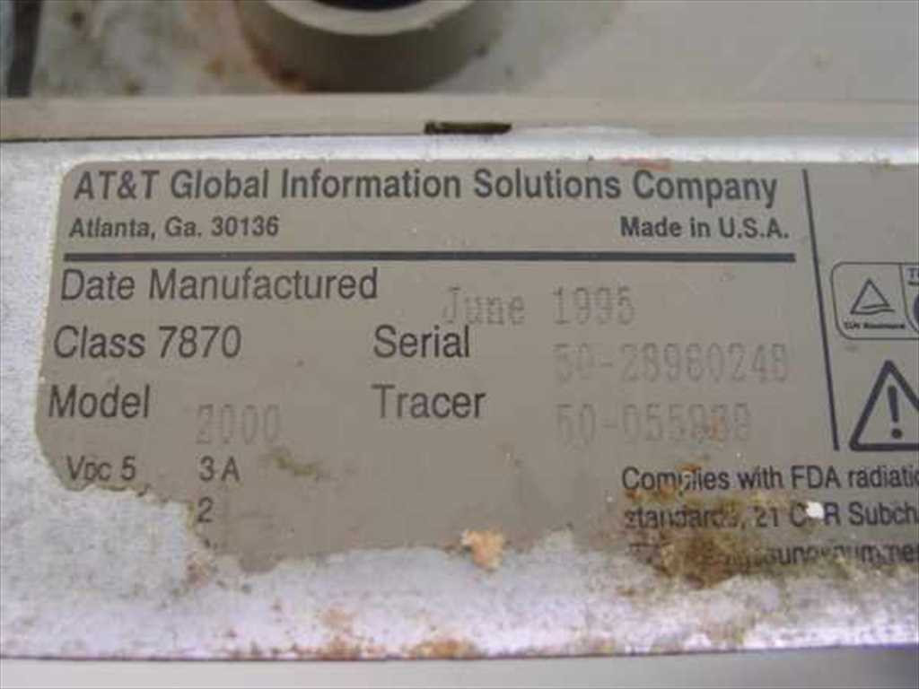 NCR 2000 Barcode Scanner / Scale for Grocery Store