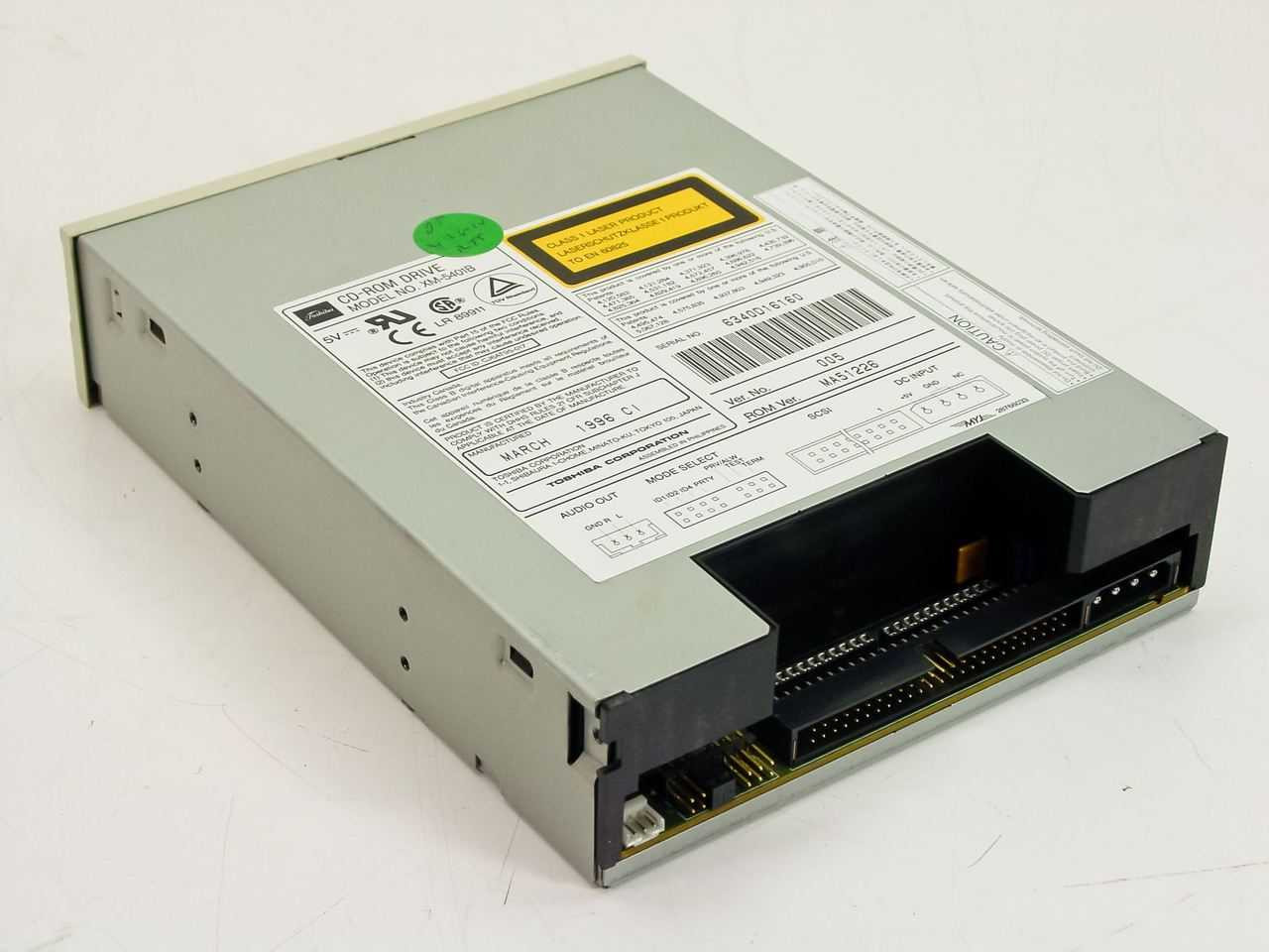 Toshiba XM-5401B 8x SCSI CD-ROM Drive 50-Pin Internal