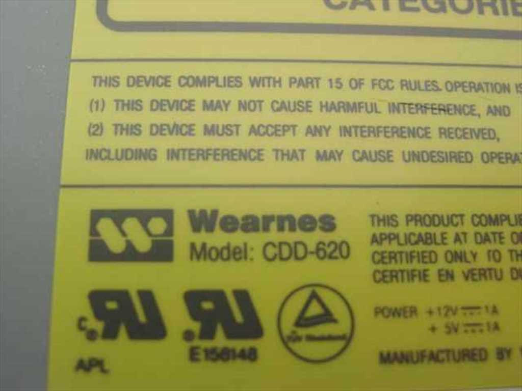 Wearnes CDD-620 6x IDE CD-ROM Internal