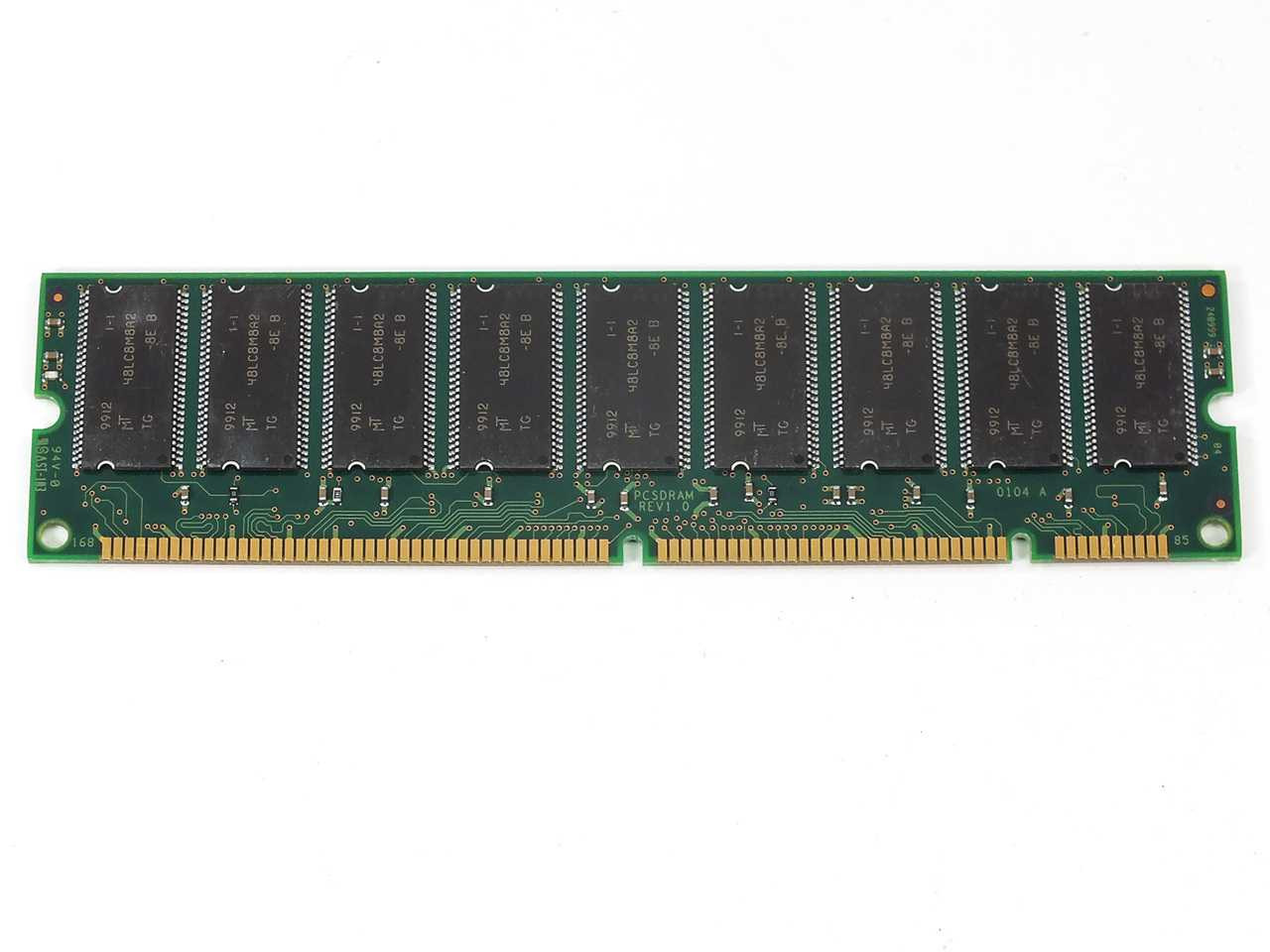 Micron MT18LSDT1672AG 128MB 168 Pin PC100 Double-Banked ECC SDRAM
