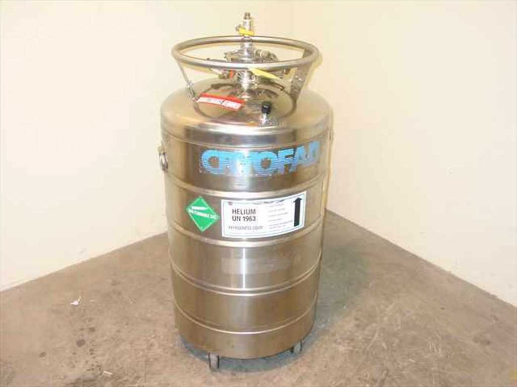 Cryofab CMSH60 Liquid Helium Dewar 60 Liters Stainless Steel w/Ca