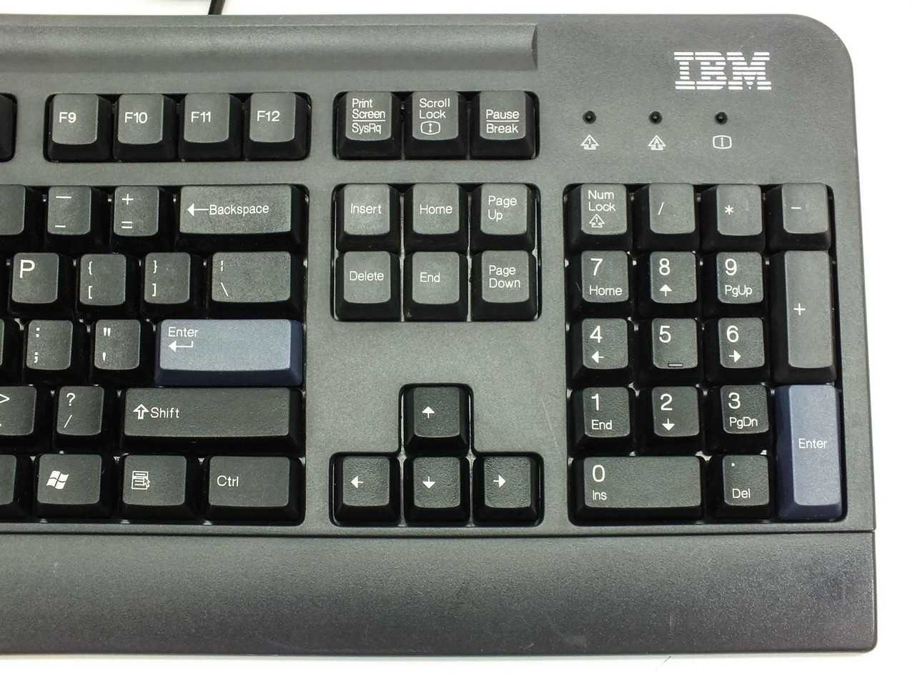 IBM 89P8300 PS/2 Keyboard Black - KB-0225