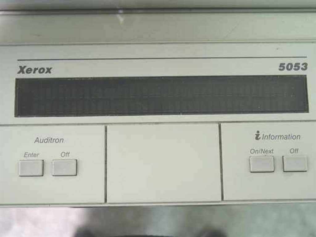 Xerox 5053 Copier & Document Feeder and Handler - AS-IS