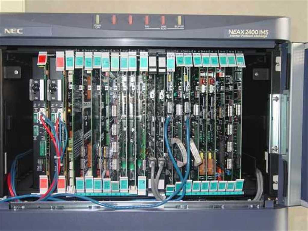 NEC NEAX 2400 IPX PBX System 3 PM and 4 PIM