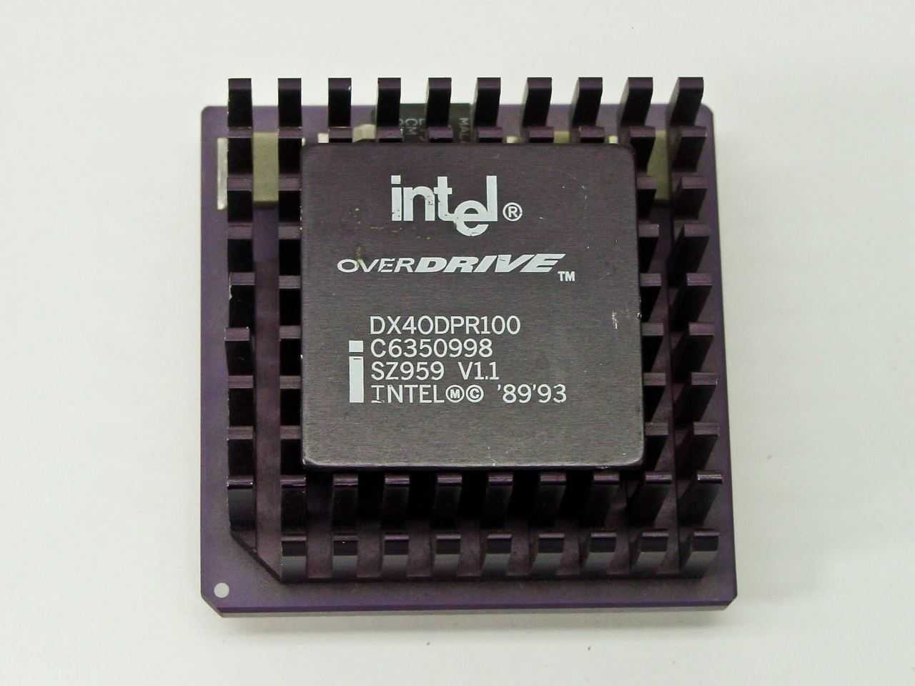 Intel OverDrive CPUセット + AMD CPU Intel DX40DPR100 Intel Overdrive Processor 486 100 Mhz