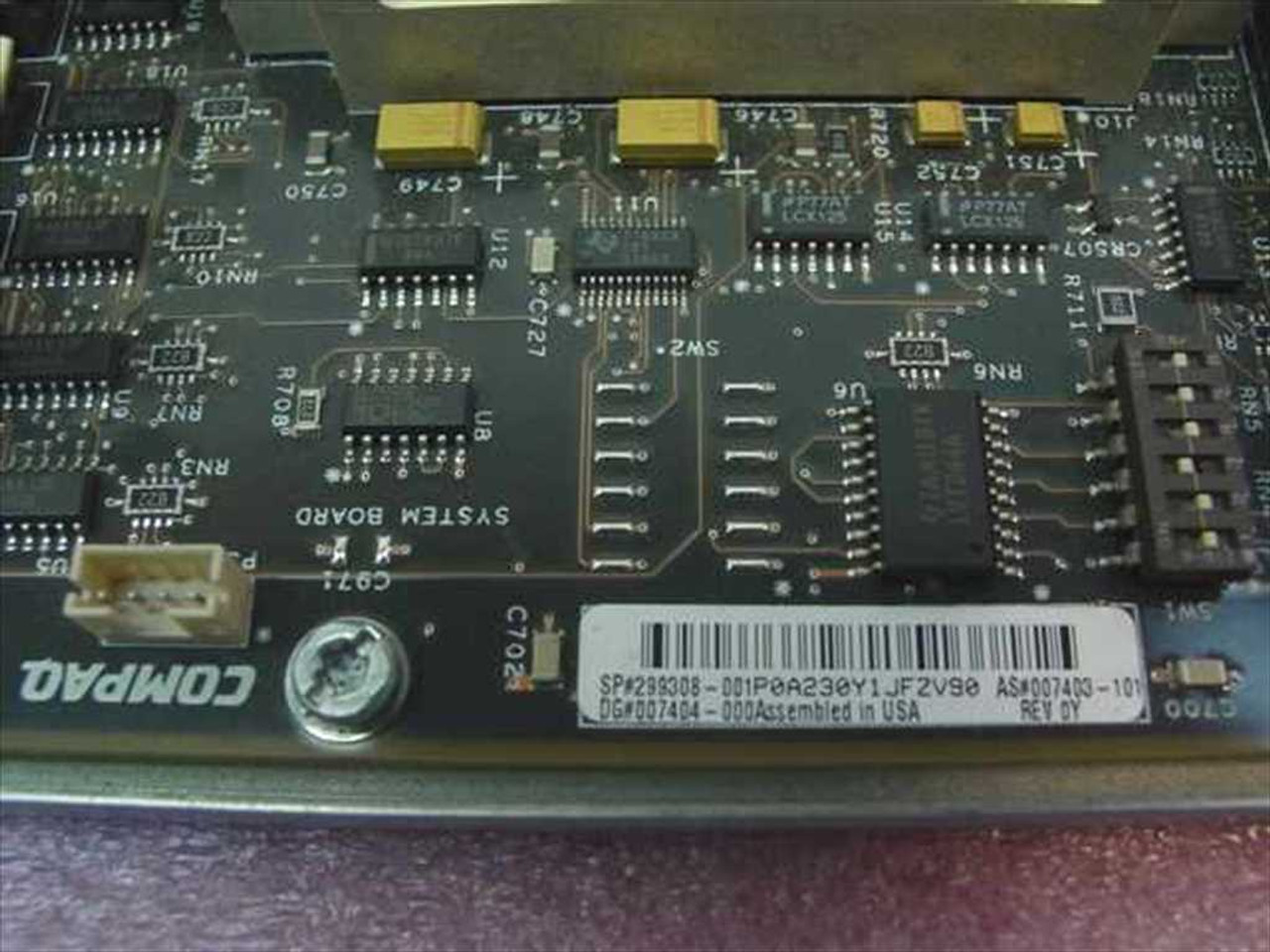 Compaq 299308-001 Dual Processor System Board W/ Tray for