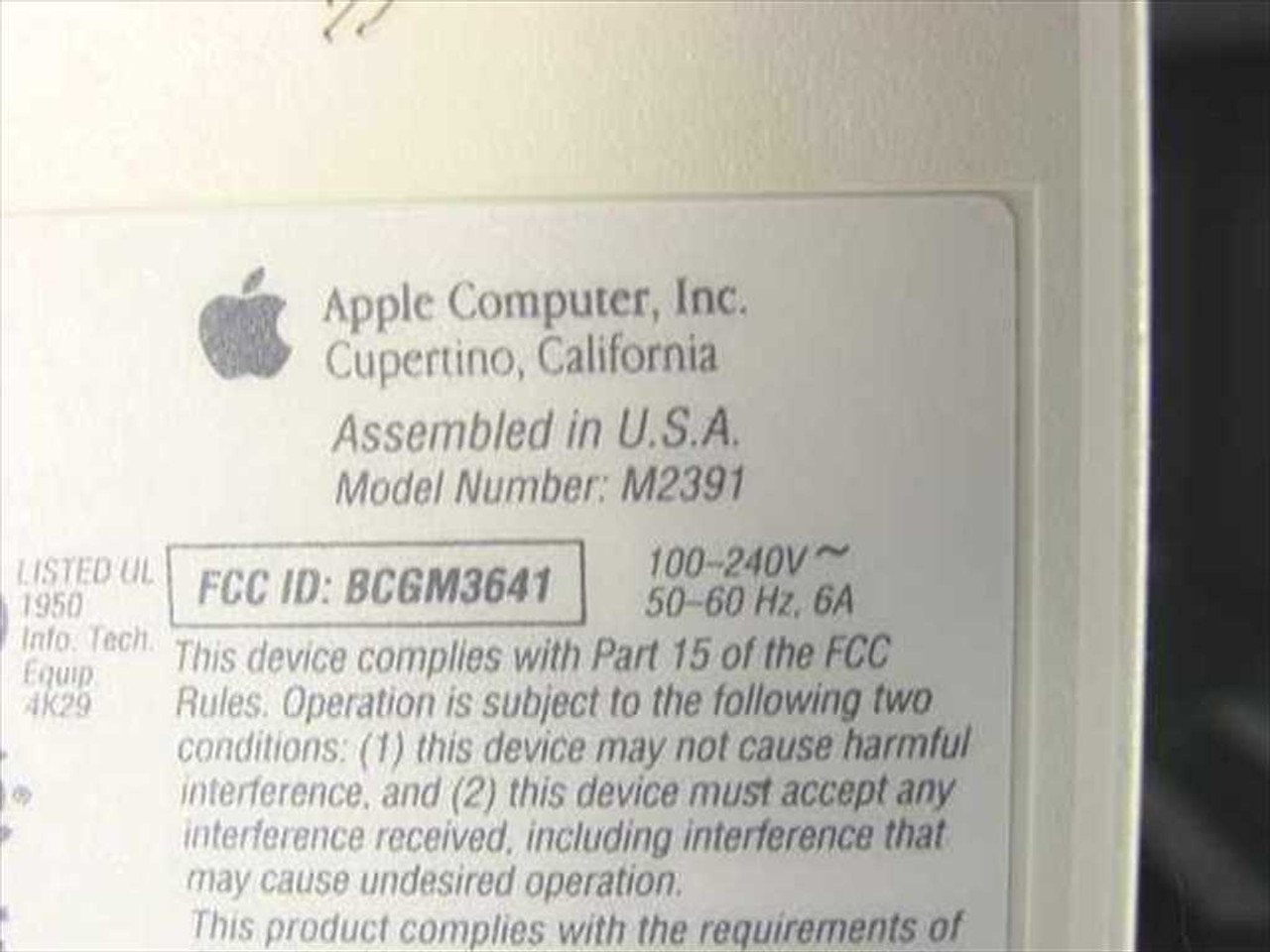 苹果 Apple M2391 Power Mac 7100/80