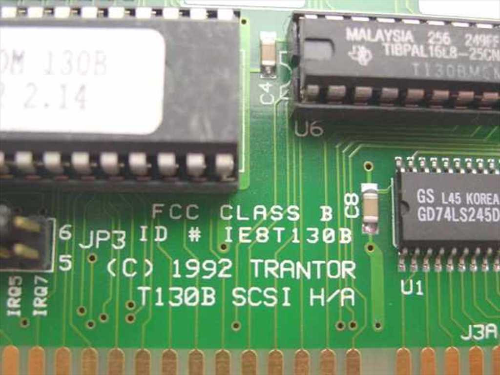 Trantor T130B 8 Bit SCSI controller card
