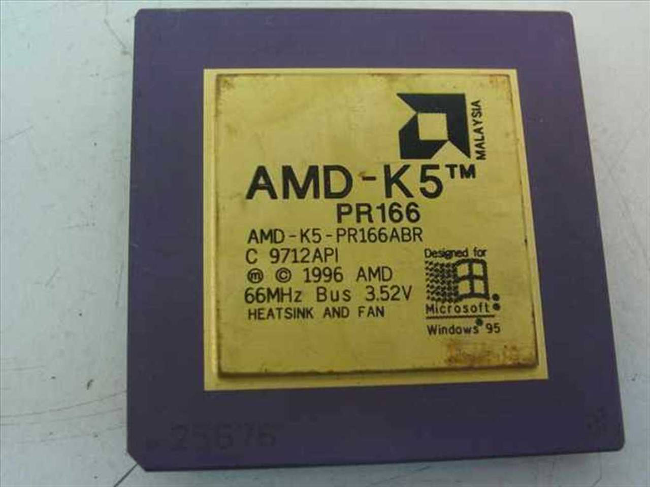 ホットプレート セール AMD K5-PR166ABR Processor 166MHz K5 CPU