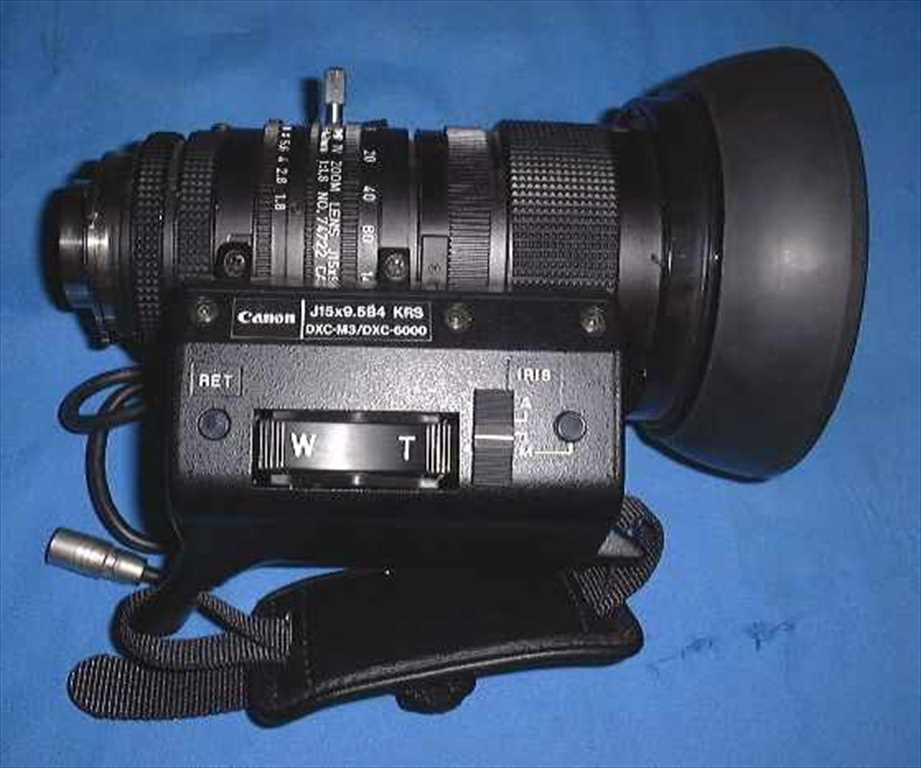 Canon J15X 9.5 B4 KRS Professional Broadcast Camera & Lens Package