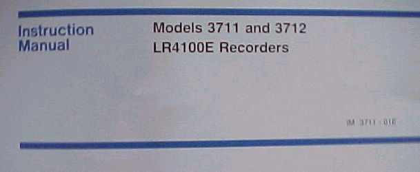 Yokogawa 371121 LR4110E Laboratory Chart Recorder