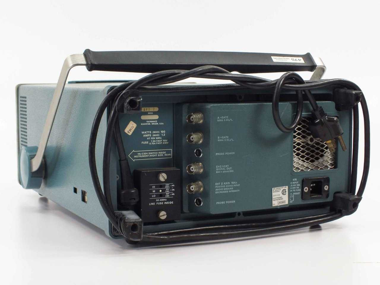 Tektronix 475 200MHz 2-Channel Oscilloscope AS-IS Bad TIME/DIV Dial