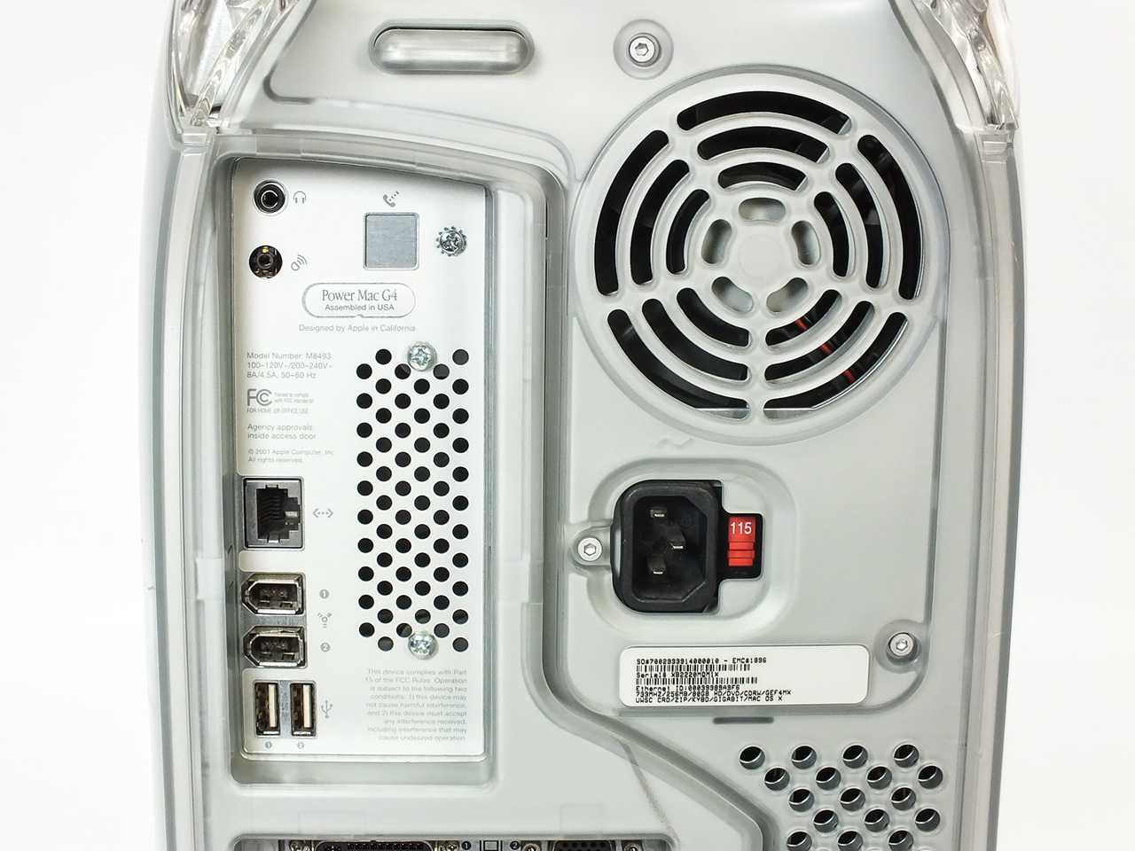 Power Mac G4（Model Number: M8493） Apple Power Mac G4 733MHz Quicksilver M8493 80GB 1.5GB RAM