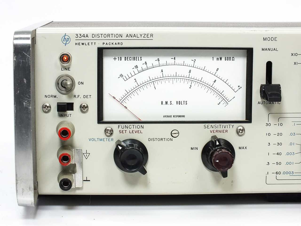希少品 HP 334A DISTORTION ANALYZER オーディオ歪率計 HP 334A Distortion Analyzer - Jon Cusack