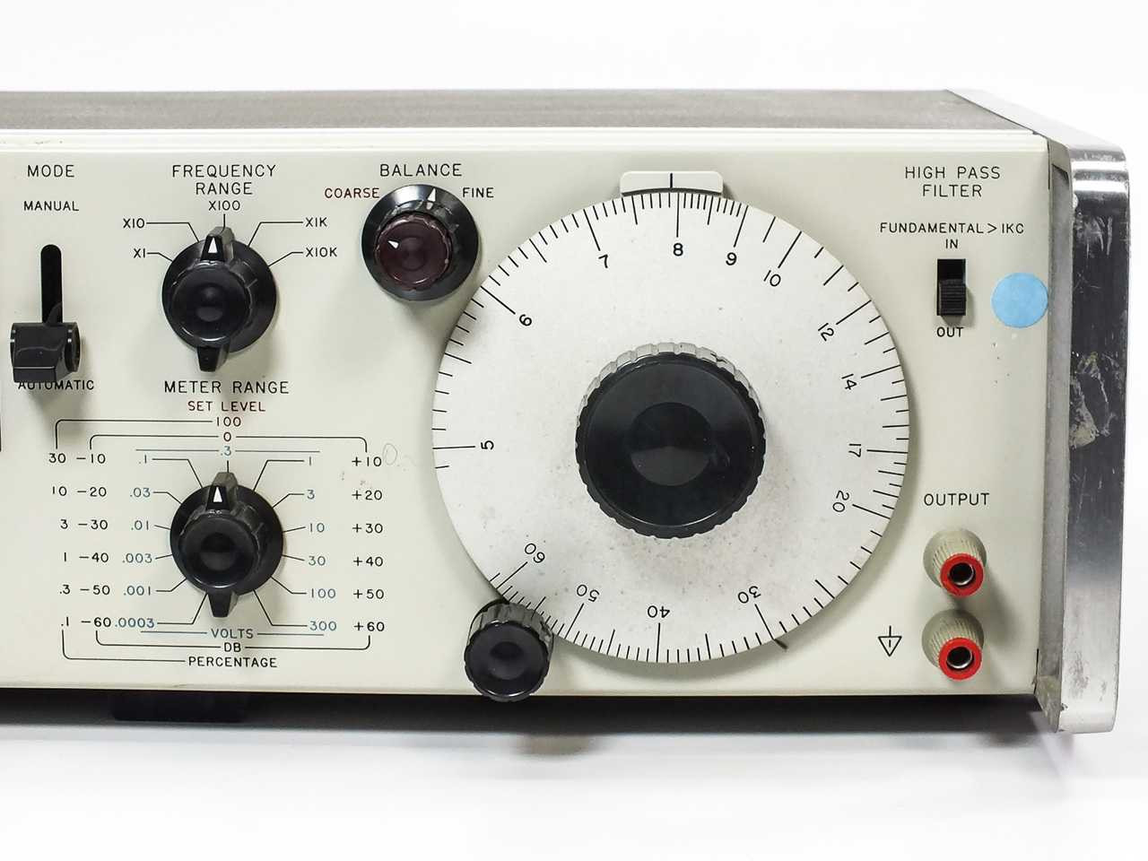 希少品 HP 334A DISTORTION ANALYZER オーディオ歪率計 HP 334A Distortion Analyzer - Jon Cusack