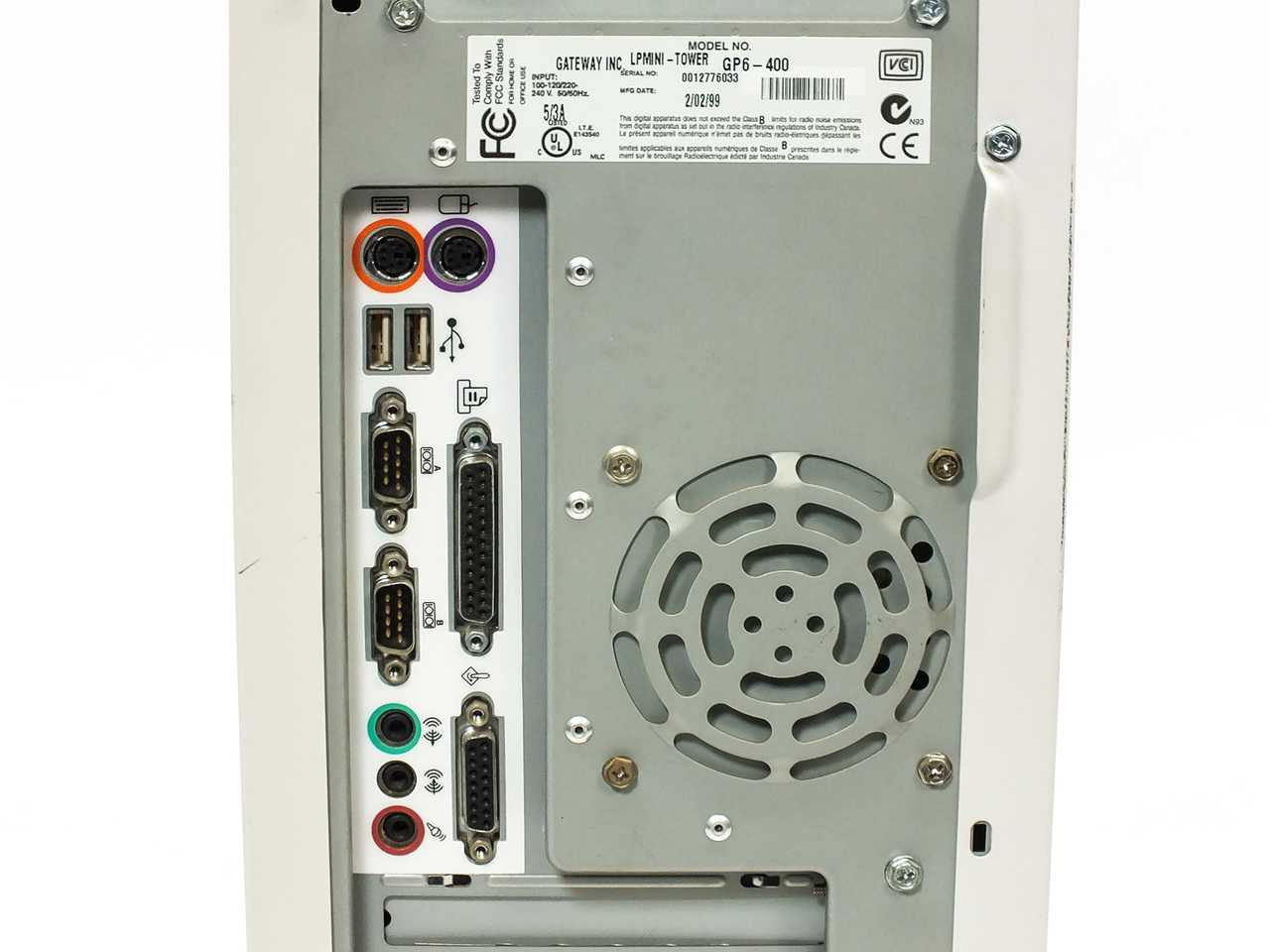 Gateway GP6-400 G6-400 -One ISA Slot- Desktop PC Computer PII