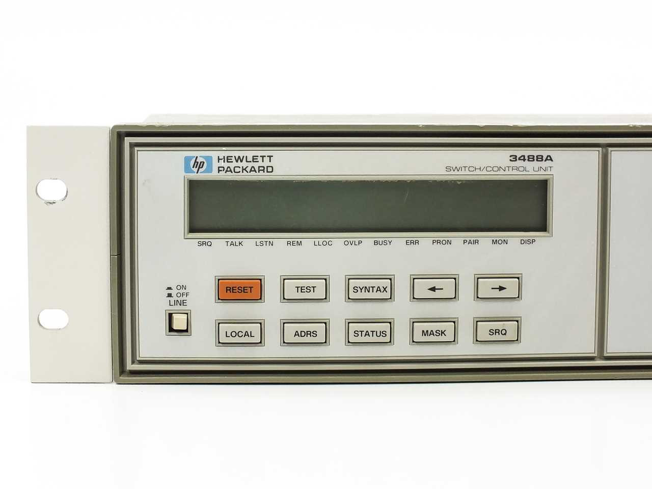DW]USED hp 3488A SWITCH/CONTROL UNIT スイッチコントロール