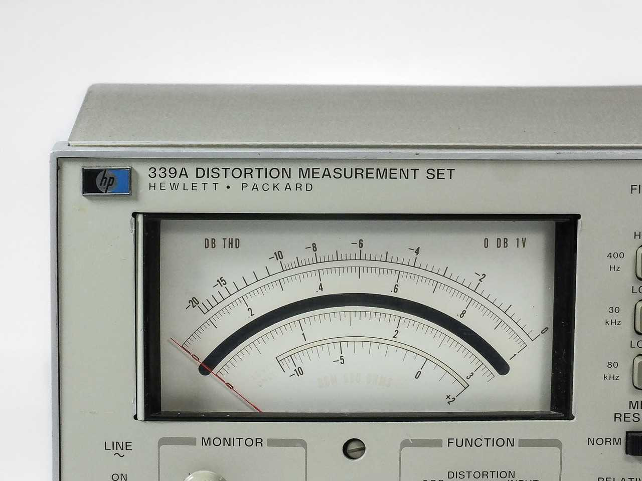 Hewlett Packard 339A Distortion Measurement Set