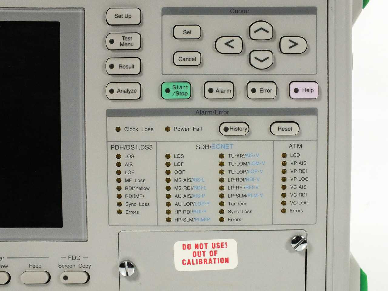 MP1570A SONET/SDH/PDH/ATM Analyzer 【公式通販】