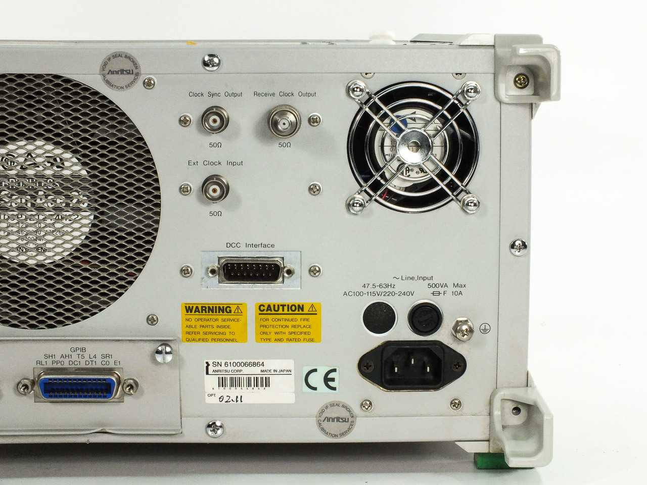 Anritsu MP1570A SONET/SDH/PDH/ATM Analyzer For Parts