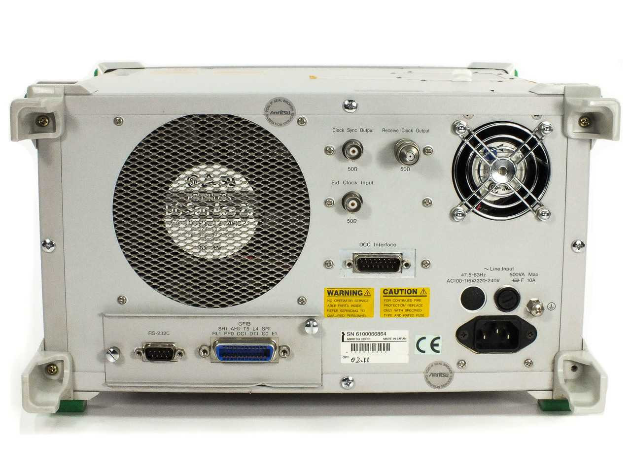 Anritsu MP1570A Sonet/SDH/PDH/ATM Analyzer w/MU150000A Opt 02,11