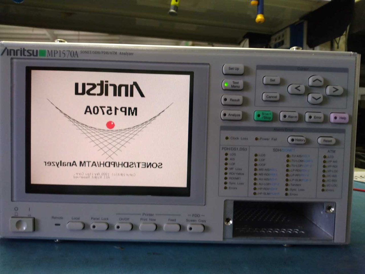 Anritsu MP1570A Sonet/SDH/PDH/ATM Analyzer w/MU150000A Opt 02,11