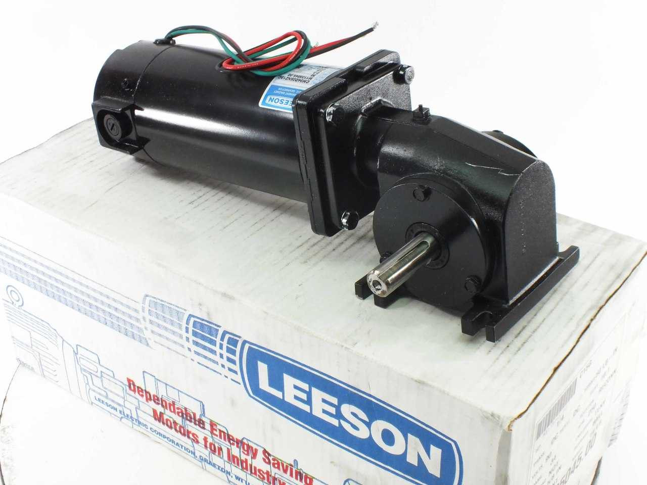 Leeson 1/4HP 90VDC Gear Motor 101 Ratio 250RPM M1135045.00
