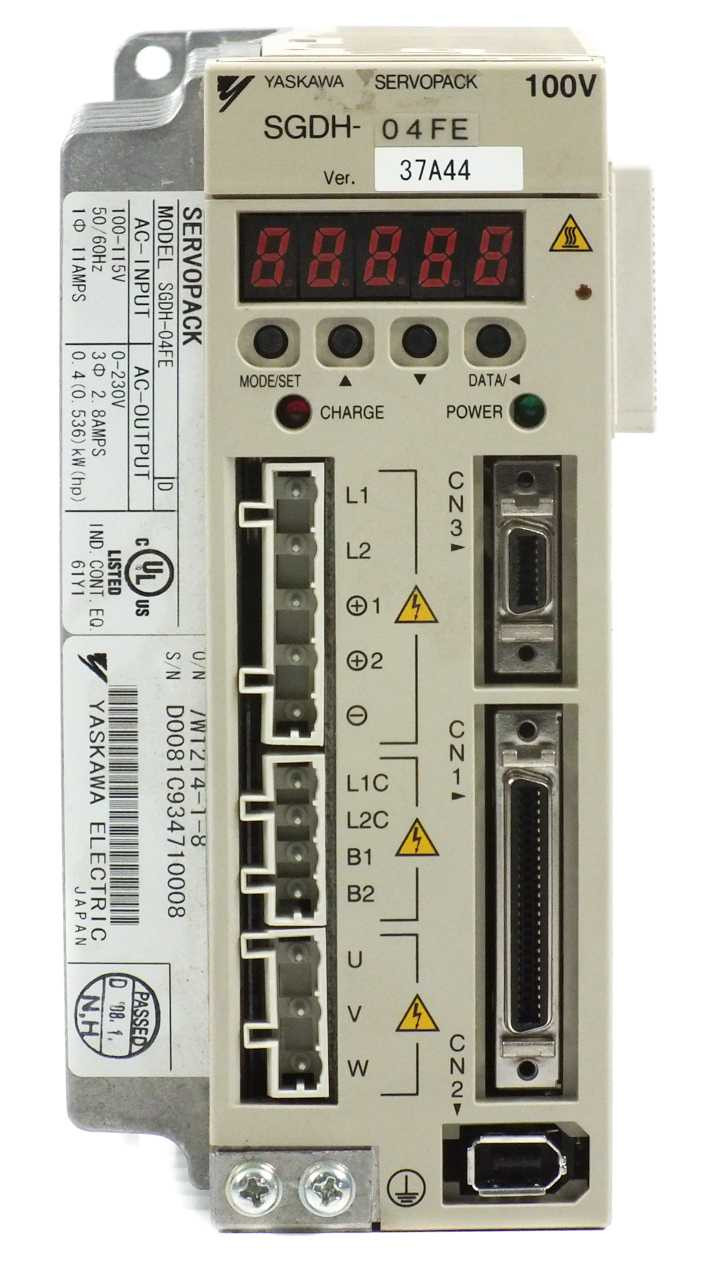 Yaskawa SGDH-04 FE Servopack 100V Drive 100-115V 0-230V