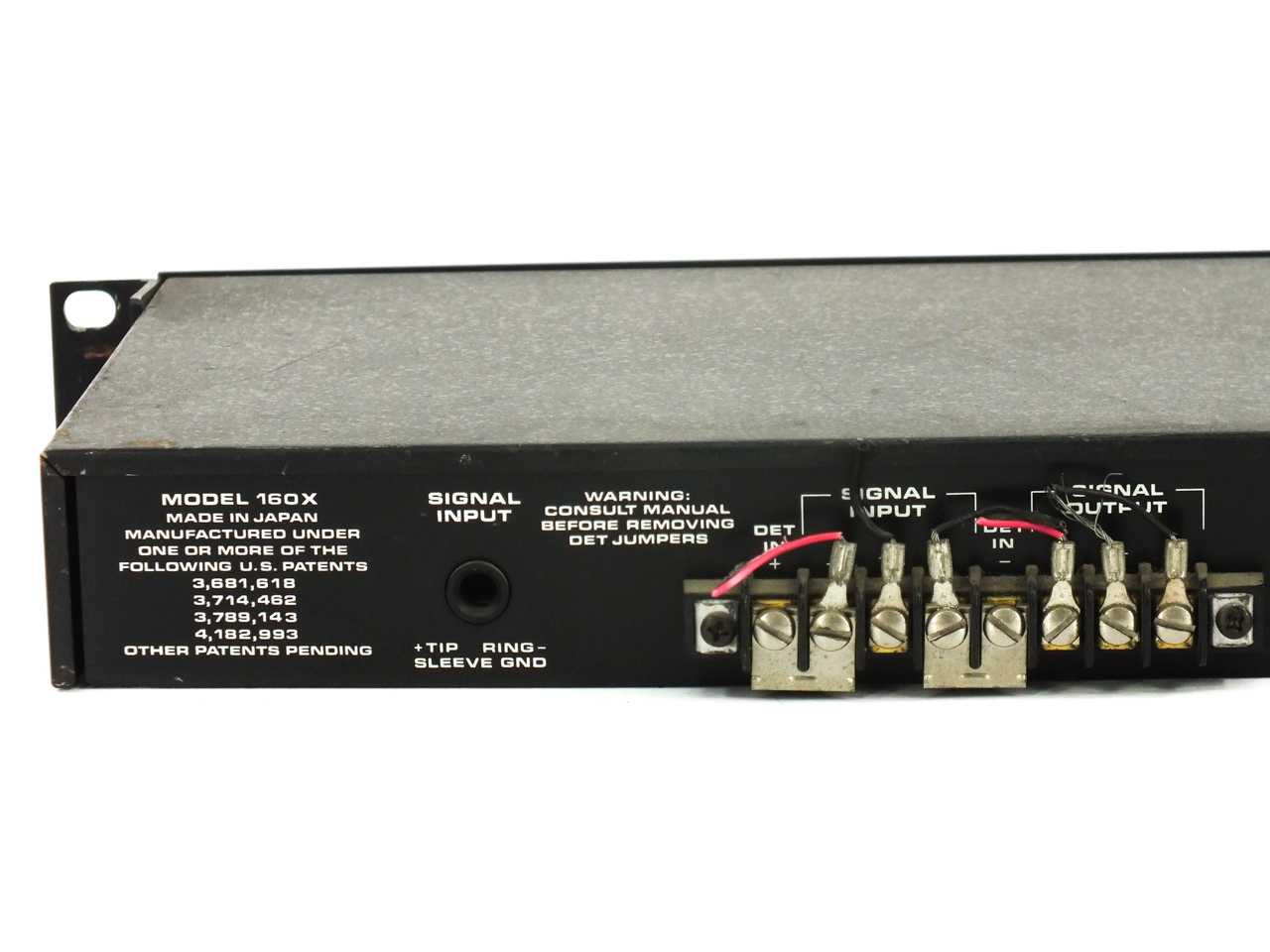 【木生】【完動品】dbx160X コンプレッサー DBX 160X Compressor - Professional Use Single Channel