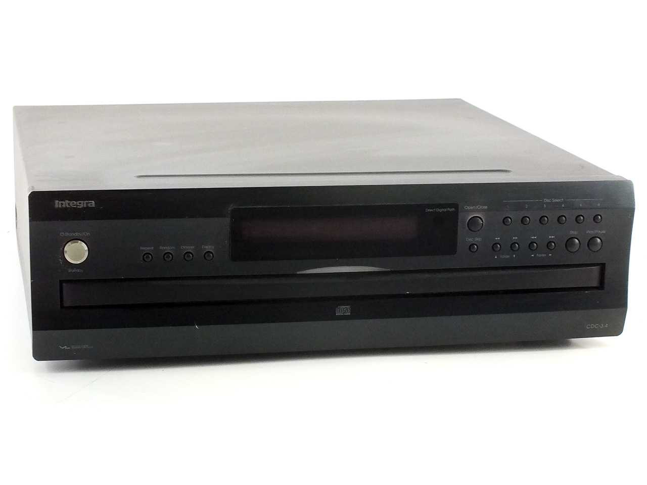 Integra CDC-3.4 6-Disc CD Changer 24-bit/192kHz Wolfson DAC - No Power - As  Is