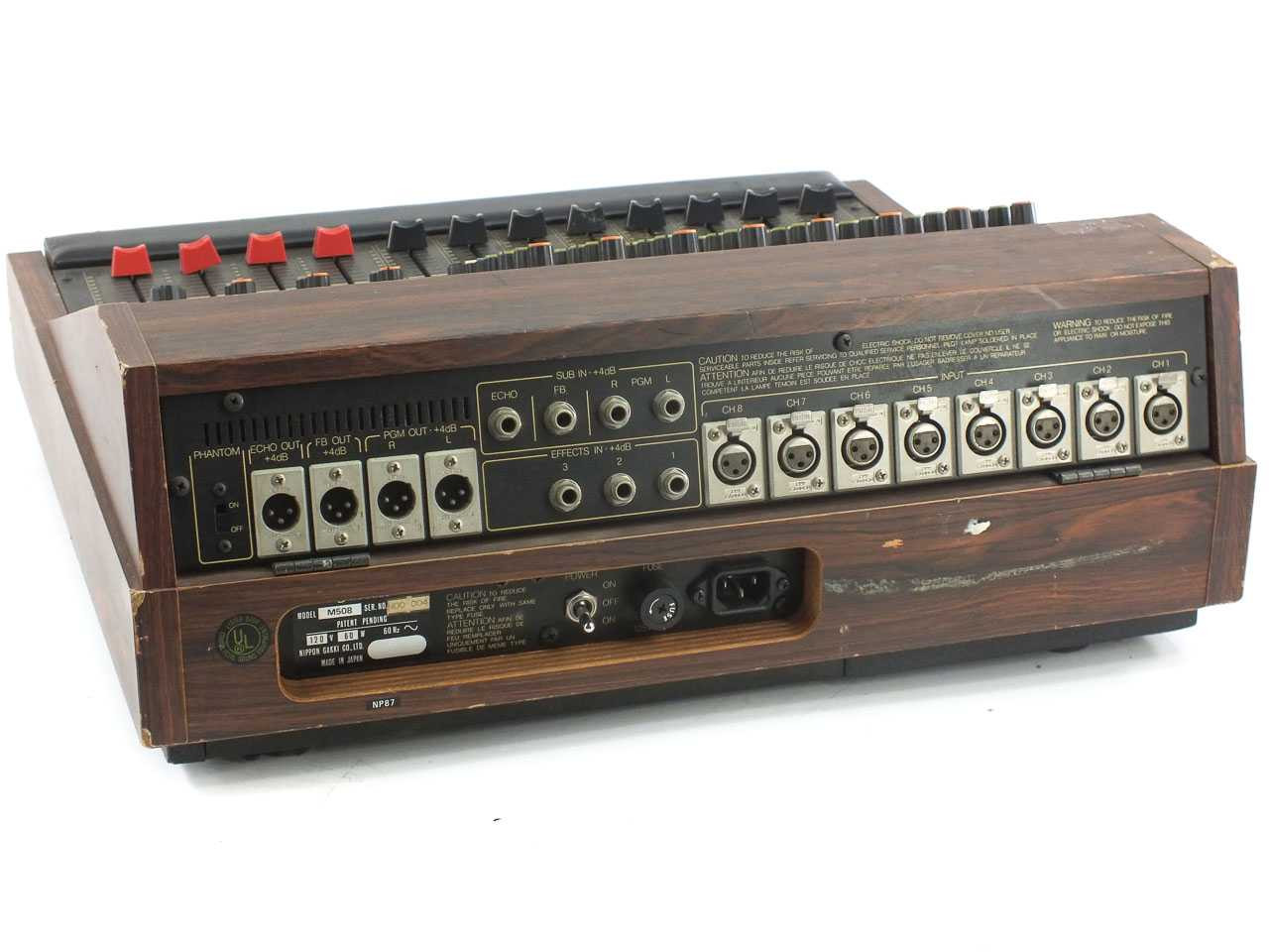 Yamaha M508 8-Channel Mixer Professional Series As-Is