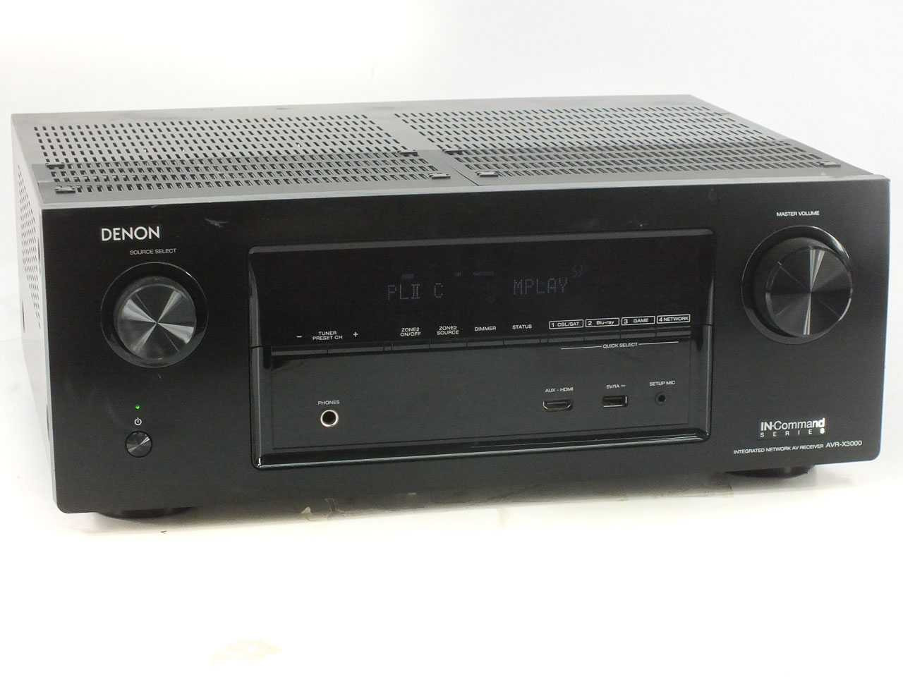 Denon AVR-X3000 AV Receiver 7 Channel 180W with DTS-Neo:X, AirPlay