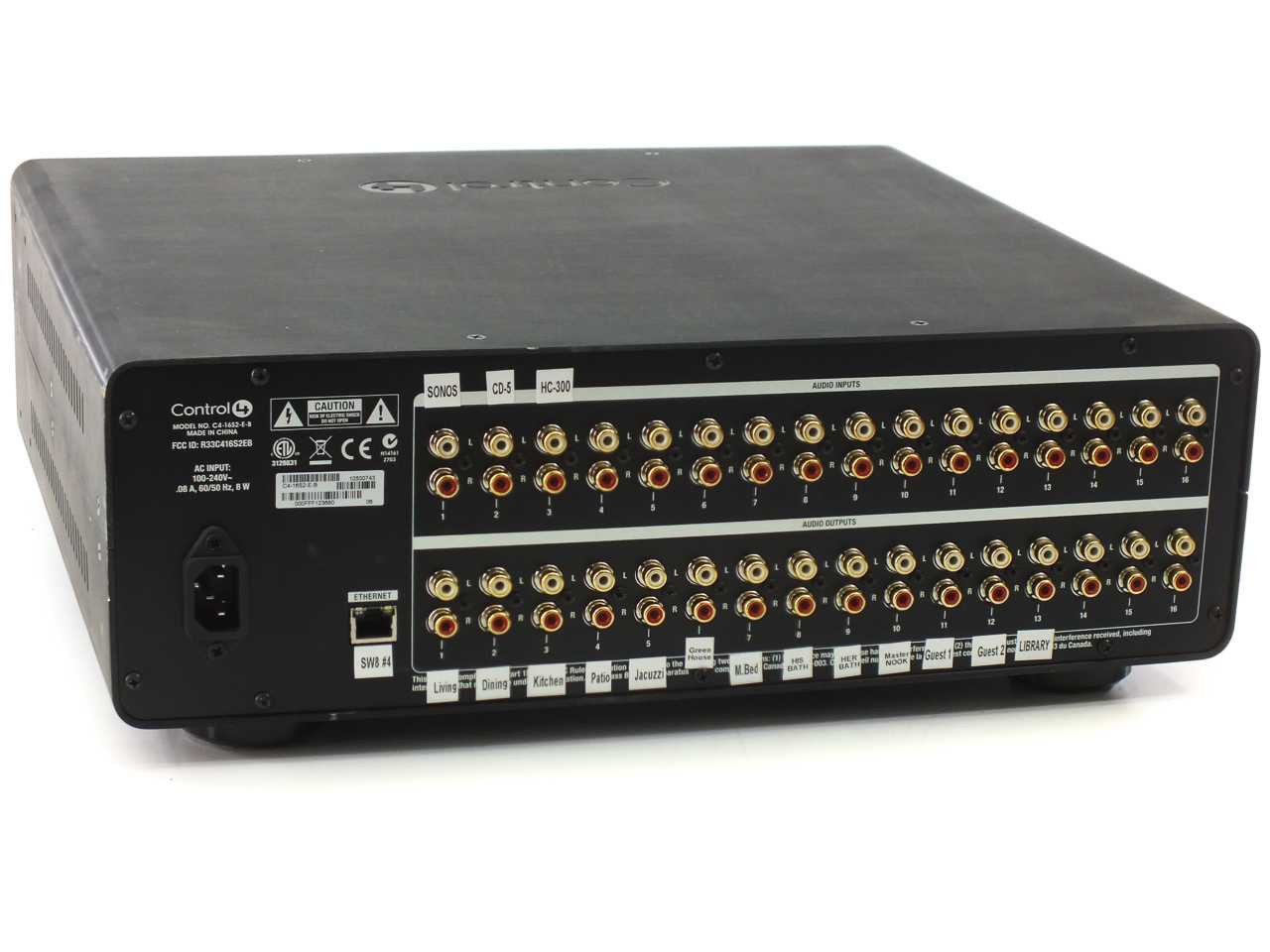 Control 4 C4-16S2-E-B Audio Matrix Switch 16 Channels