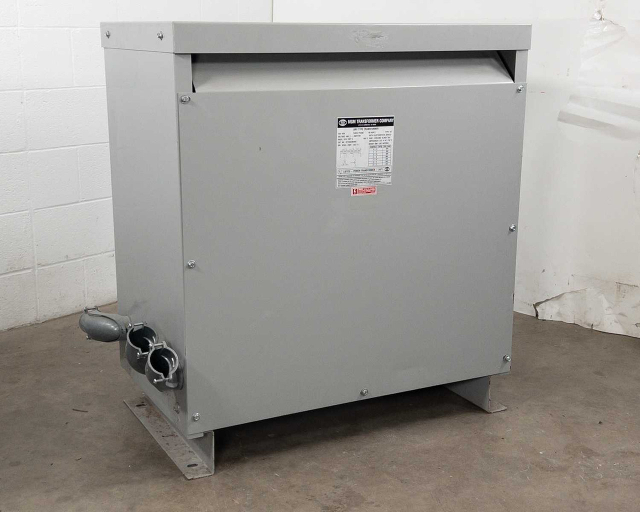 MGM Transformer Company HT150A3B2SH Transformer 3 Phase 150KVA 480V ...